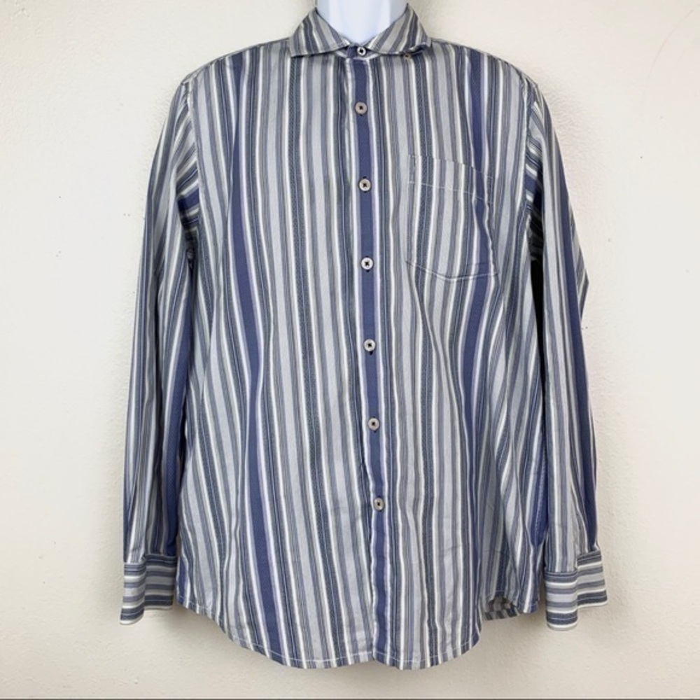 Tommy Hilfiger blue striped shirt size M